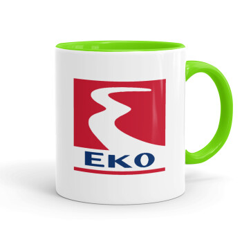 Πρατήριο καυσίμων EKO, Κούπα χρωματιστή βεραμάν, κεραμική, 330ml