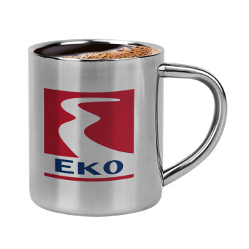 Πρατήριο καυσίμων EKO, Κουπάκι μεταλλικό διπλού τοιχώματος για espresso (220ml)