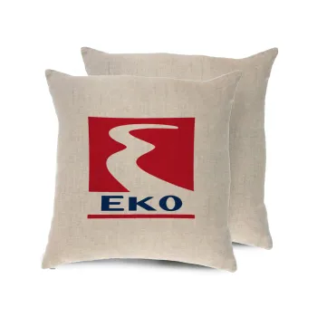 Πρατήριο καυσίμων EKO, Μαξιλάρι καναπέ ΛΙΝΟ 40x40cm περιέχεται το  γέμισμα