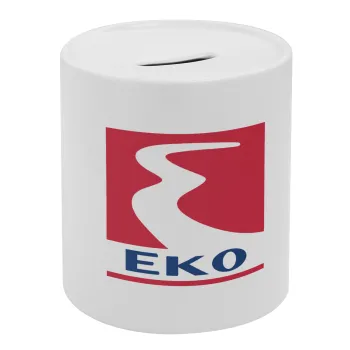 Πρατήριο καυσίμων EKO, Κουμπαράς πορσελάνης με τάπα