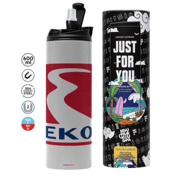 Πρατήριο καυσίμων EKO, Tumbler stainless steel GREY 600ml