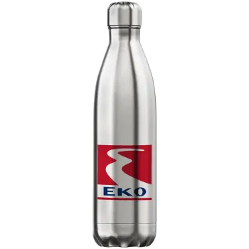 Πρατήριο καυσίμων EKO, Μεταλλικό παγούρι θερμός Inox (Stainless steel), διπλού τοιχώματος, 750ml