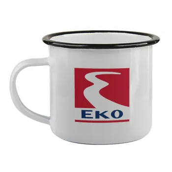 Πρατήριο καυσίμων EKO, Κούπα εμαγιέ με μαύρο χείλος 360ml