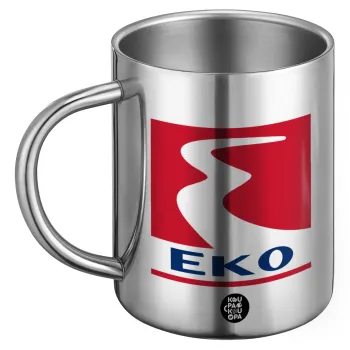Πρατήριο καυσίμων EKO, Ανοξείδωτη Μεταλλική Κούπα 450ml - Διπλού Τοιχώματος