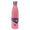 Μεταλλικό παγούρι θερμός Ροζ Ματ (Stainless steel), διπλού τοιχώματος, 500ml