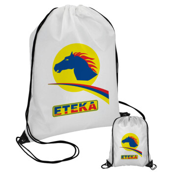 Πρατήριο καυσίμων ETEKA, Τσάντα πουγκί με μαύρα κορδόνια (1 τεμάχιο)