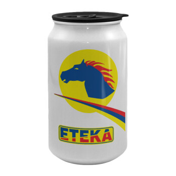 Πρατήριο καυσίμων ETEKA, Κούπα ταξιδιού μεταλλική με καπάκι (tin-can) 500ml