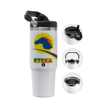 Πρατήριο καυσίμων ETEKA, 30oz stainless Steel Tumbler with Handle