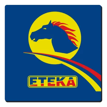 Πρατήριο καυσίμων ETEKA, Τετράγωνο μαγνητάκι ξύλινο 6x6cm