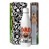 Easter Set, metallic stainless thermos bottle (500ml) & scented flat Easter candle (30cm) (GRAY)