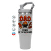 GREY color, 890ml (30oz) stainless Steel Tumbler with Handle