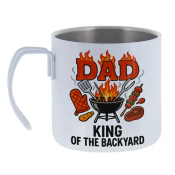 DAD "King of the Backyard" — Κούπα Ανοξείδωτη διπλού τοιχώματος 400ml