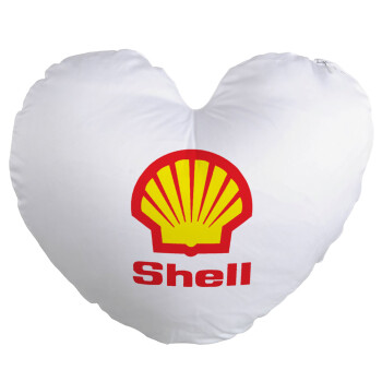 Πρατήριο καυσίμων SHELL, Μαξιλάρι καναπέ καρδιά 40x40cm περιέχεται το  γέμισμα