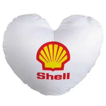 Πρατήριο καυσίμων SHELL, Μαξιλάρι καναπέ καρδιά 40x40cm περιέχεται το  γέμισμα