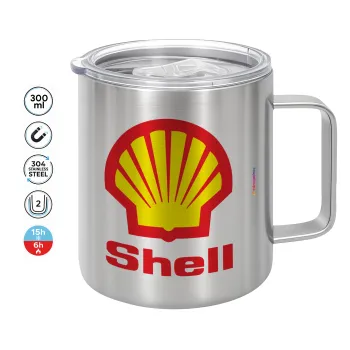 Πρατήριο καυσίμων SHELL, Mug Stainless steel double wall 300ml