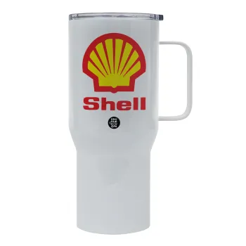 Πρατήριο καυσίμων SHELL, Mega Stainless steel Tumbler with lid, double wall 750L