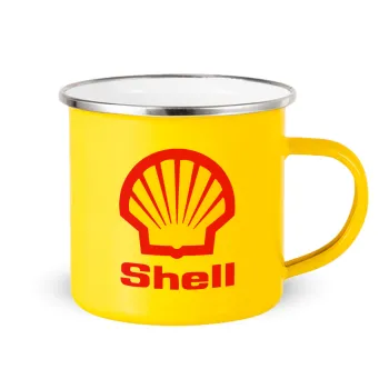 Πρατήριο καυσίμων SHELL, Κούπα Μεταλλική εμαγιέ Κίτρινη 360ml