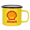 Metallic enamel MATT Yellow cup 360ml