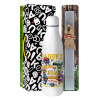 Easter Set, metallic stainless thermos bottle (500ml) & scented flat Easter candle (30cm) (GRAY)