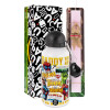 Easter Set, metallic aluminum bottle (500ml) & aromatic flat Easter candle (30cm) (PINK)