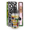 Easter Set, metallic Silver aluminum water bottle (500ml) & scented flat Easter candle (30cm) (PINK)