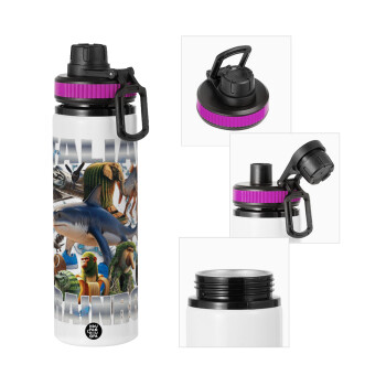 Italian Brainrot, Μεταλλικό παγούρι νερού με καπάκι ασφαλείας, αλουμινίου 850ml