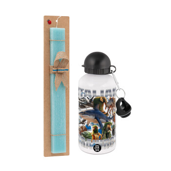 Italian Brainrot, Πασχαλινή Λαμπάδα με παγούρι μεταλλικό αλουμινίου (500ml) & λαμπάδα αρωματική πλακέ (30cm) (ΤΙΡΚΟΥΑΖ)