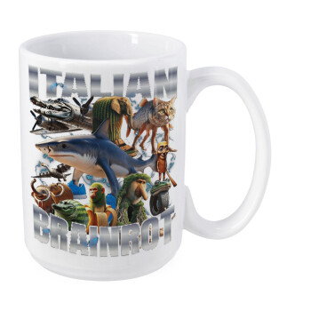 Italian Brainrot, Κούπα Mega, κεραμική, 450ml