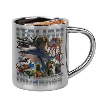 Italian Brainrot, Κουπάκι μεταλλικό διπλού τοιχώματος για espresso (220ml)