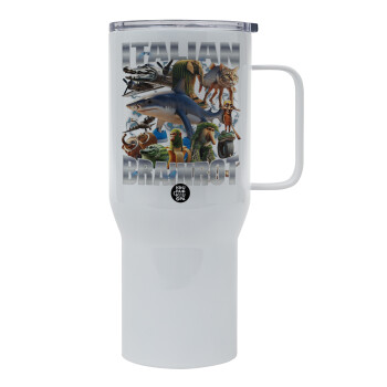 Italian Brainrot, Tumbler με καπάκι, διπλού τοιχώματος (θερμό) 750L