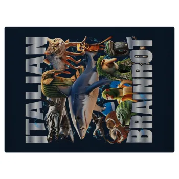 Italian Brainrot, Επιφάνεια κοπής γυάλινη (38x28cm)