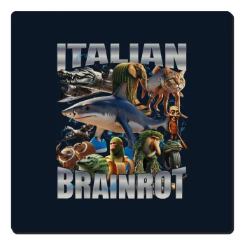 Italian Brainrot, Τετράγωνο μαγνητάκι ξύλινο 6x6cm