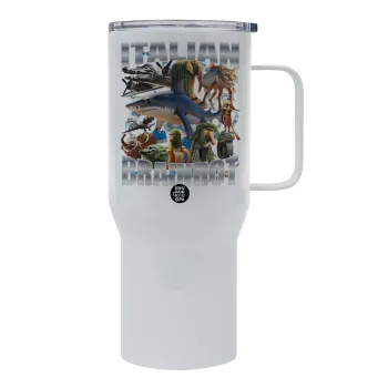 Italian Brainrot, Tumbler με καπάκι, διπλού τοιχώματος (θερμό) 750L
