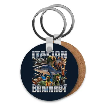 Italian Brainrot, Μπρελόκ Ξύλινο στρογγυλό MDF Φ5cm