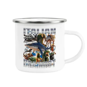 Italian Brainrot, Κούπα Μεταλλική εμαγιέ λευκη 360ml