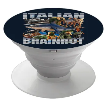 Italian Brainrot, Phone Holders Stand  White Hand-held Mobile Phone Holder