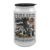 Κούπα ταξιδιού μεταλλική με καπάκι (tin-can) 500ml