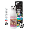 Soccer Metal mug thermos, double wall, 550ml