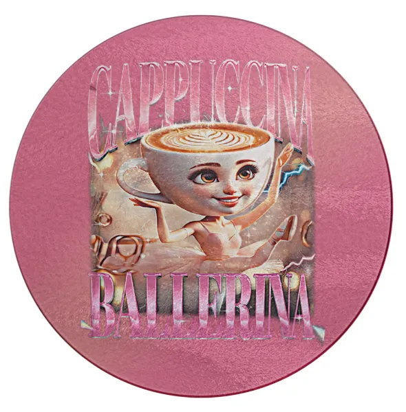 BALLERINA CAPUCHINA FUNK — Επιφάνεια κοπής γυάλινη στρογγυλή (30cm)