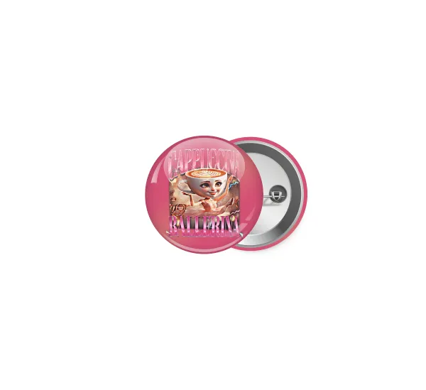 BALLERINA CAPUCHINA FUNK — Pin badge, 2.5cm