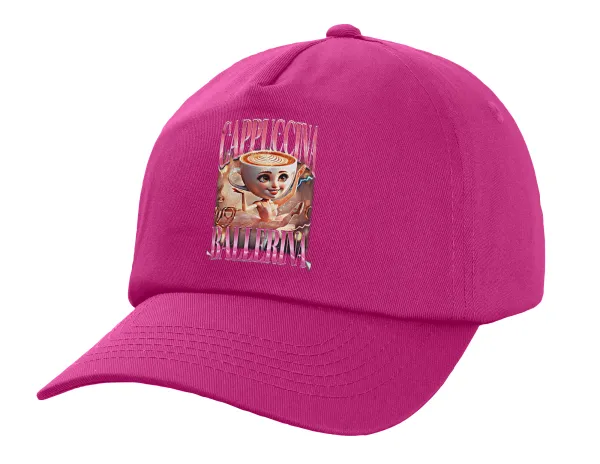 BALLERINA CAPUCHINA FUNK — Καπέλο Ενηλίκων Baseball, 100% Βαμβακερό,  Φούξια,(purple) (ΒΑΜΒΑΚΕΡΟ, ΕΝΗΛΙΚΩΝ, UNISEX, ONE SIZE)