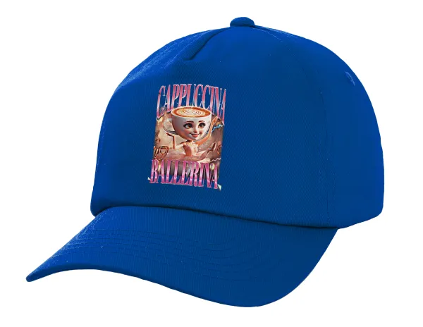 BALLERINA CAPUCHINA FUNK — Twill Children's Cap, ROYAL BLUE (100% COTTON, CHILDREN, UNISEX)
