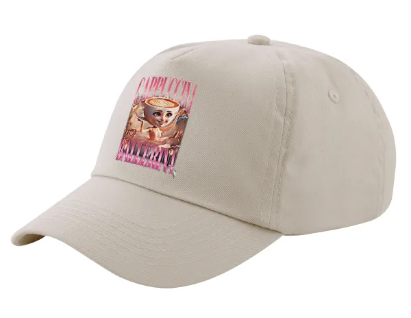 BALLERINA CAPUCHINA FUNK — SAND Adult Cap Cotton (UNISEX, ONE SIZE)