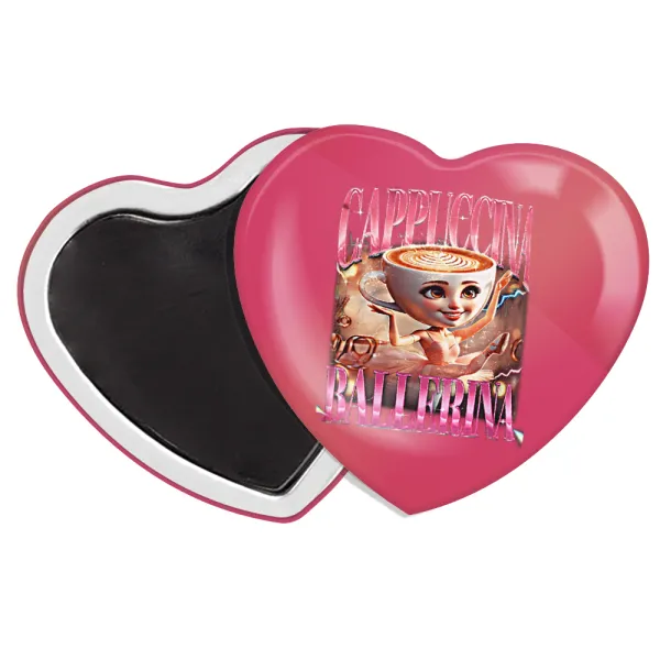 BALLERINA CAPUCHINA FUNK — Μαγνητάκι καρδιά (57x52mm)