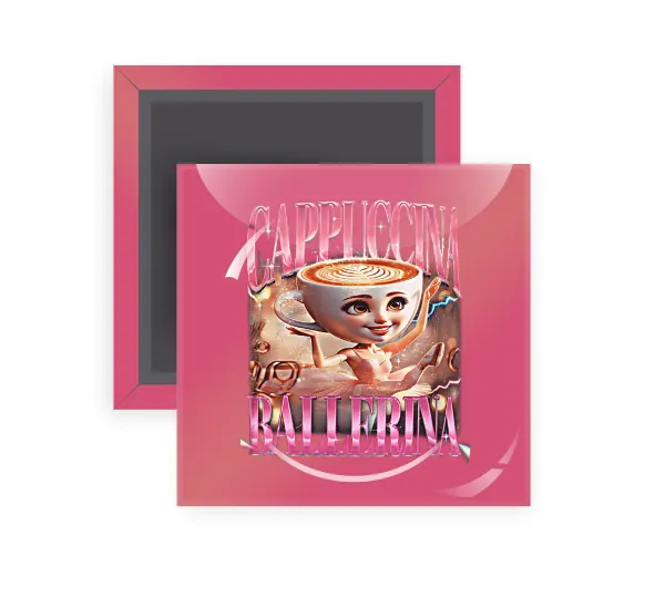 BALLERINA CAPUCHINA FUNK — Τετράγωνο (5x5cm)