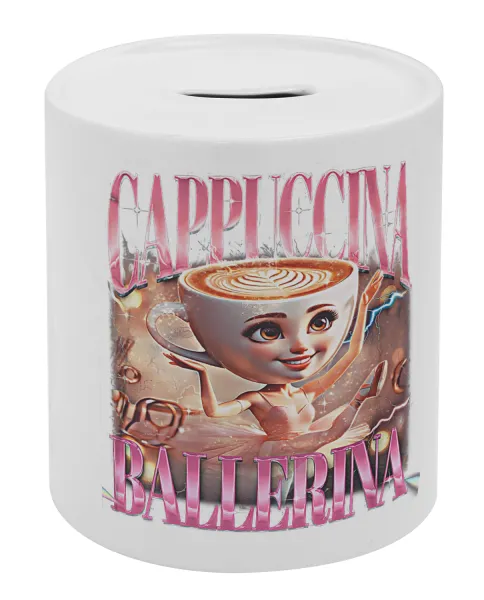 BALLERINA CAPUCHINA FUNK — Κουμπαράς πορσελάνης με τάπα