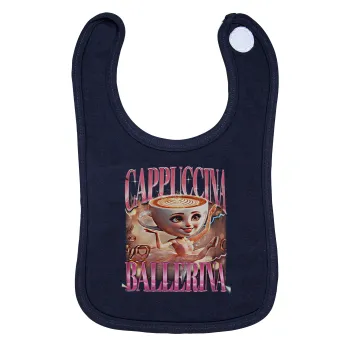 BALLERINA CAPUCHINA FUNK, Σαλιάρα με Σκρατς 100% Organic Cotton Μπλε (0-18 months)
