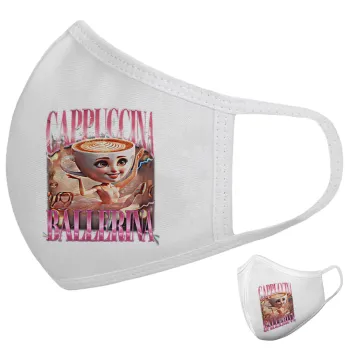 BALLERINA CAPUCHINA FUNK, Μάσκα υφασμάτινη υψηλής άνεσης παιδική (Δώρο πλαστική θήκη)