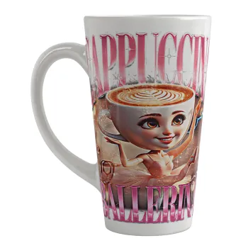BALLERINA CAPUCHINA FUNK, Κούπα κωνική Latte Μεγάλη, κεραμική, 450ml
