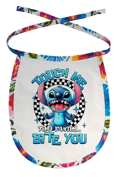 Stitch Touch Me And I Will Bite You — αλέκιαστη με κορδόνι Χρωματιστή